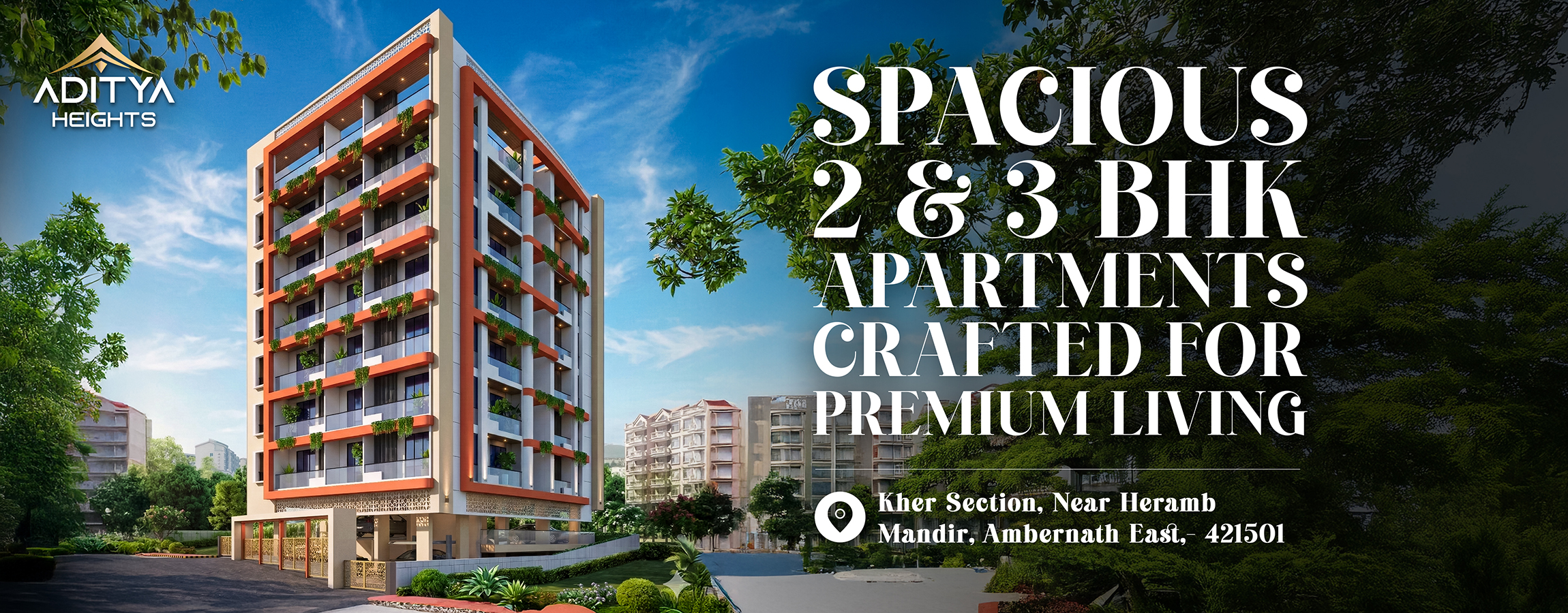 Aditya Heights 2 & 3 BHK apartment in Ambernath